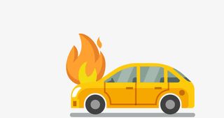 汽车着火啦免抠