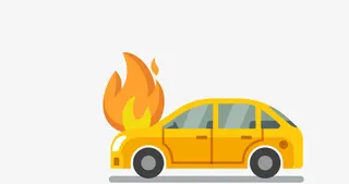 汽车着火啦免抠