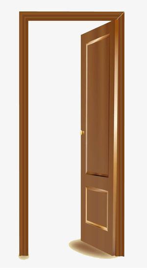 向里面开的木门免抠