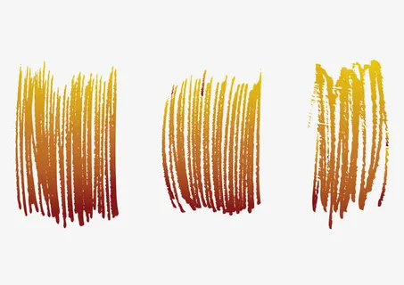 矢量彩铅笔触效果免抠