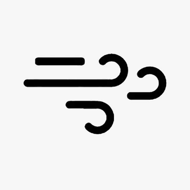 吹风图案元素免抠