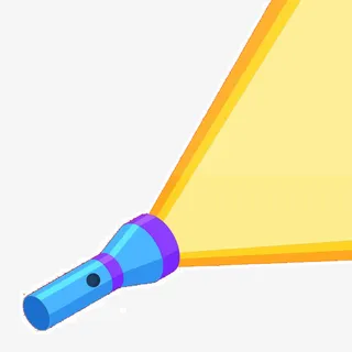 装饰插图手电光束免抠