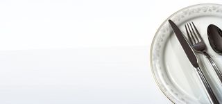 欧式陶瓷复古餐具美食背景高清