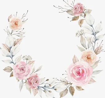 手绘漂亮的鲜花png免抠