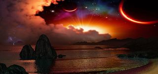 银河夜空星空背景高清