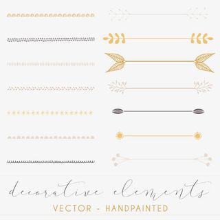 小清新分隔符创意免抠