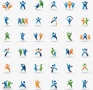 彩色健身体育图标免抠
