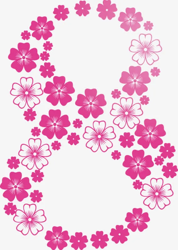花瓣数字免抠
