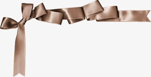 蝴蝶结绿色丝带png素材免抠