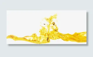 春天黄色护肤品水滴免抠