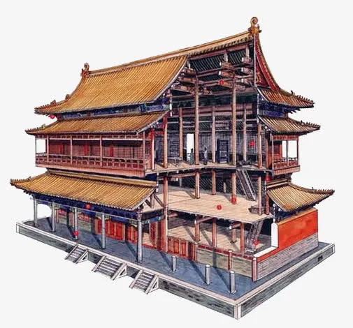 中国建筑免抠