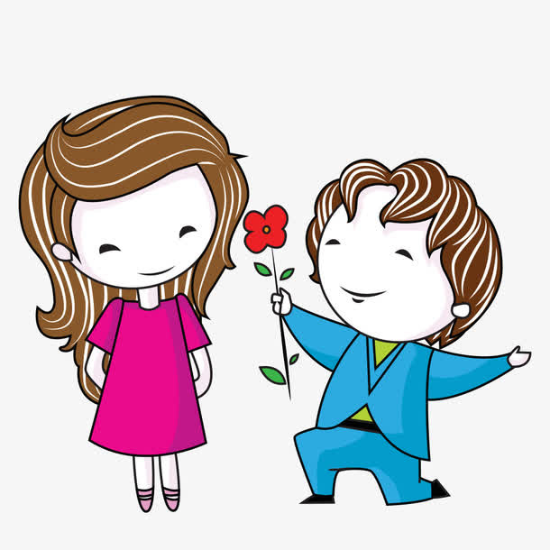 卡通求婚免抠