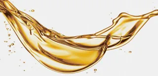 水流金黄随意水珠免抠