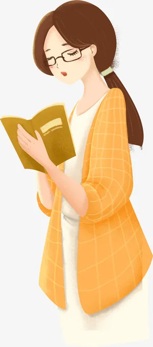 教师节美女插画免抠 教师节美女插画免抠