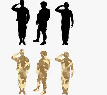 迷彩军校衣服免抠