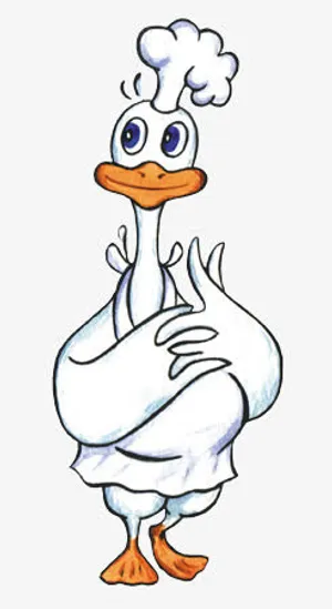 鸭子厨师免抠