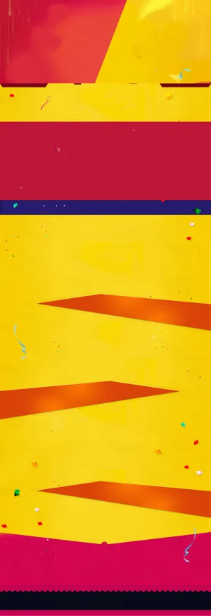 彩色漂浮的丝带几何体背景