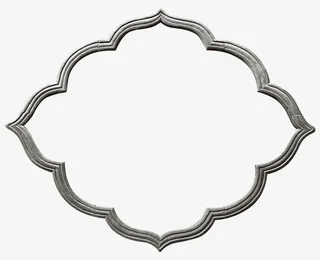 银灰色纹理框免抠