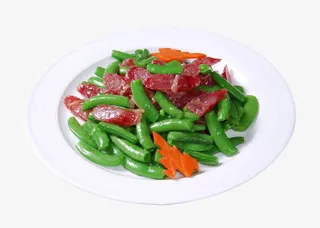 刀豆炒腊肠免抠