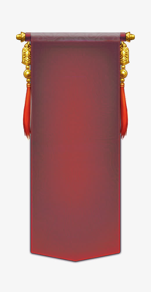 古典传统中国风卷轴免抠