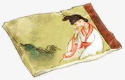 手绘中国风本子免抠