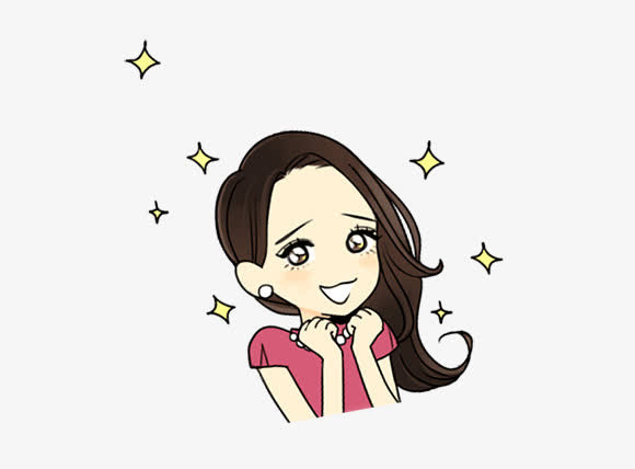 开心的女孩免抠素材免抠