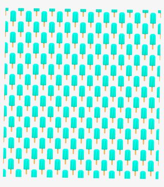 绿色清新冰淇淋背景