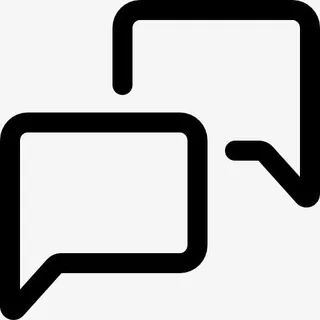 两聊天气球图标免抠