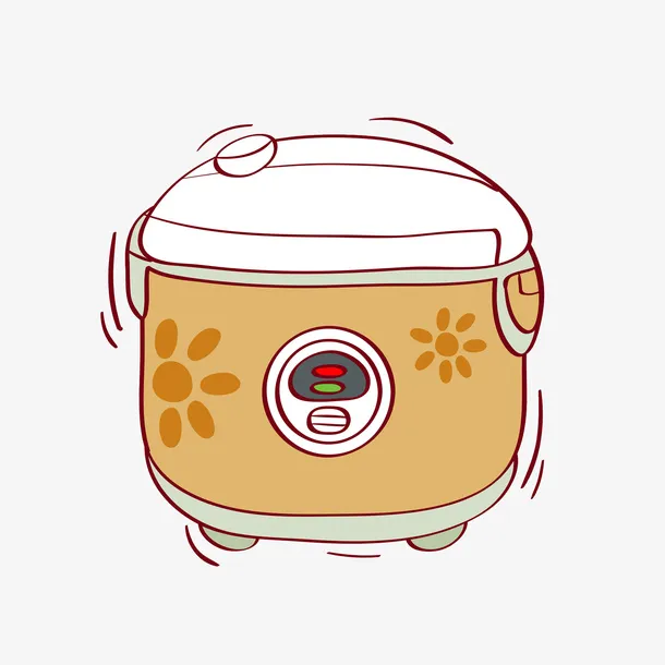 卡通电饭煲PNG免抠