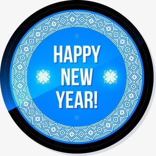 新年快乐卡片免抠