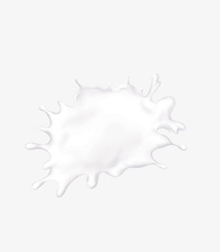 白色的牛奶免抠