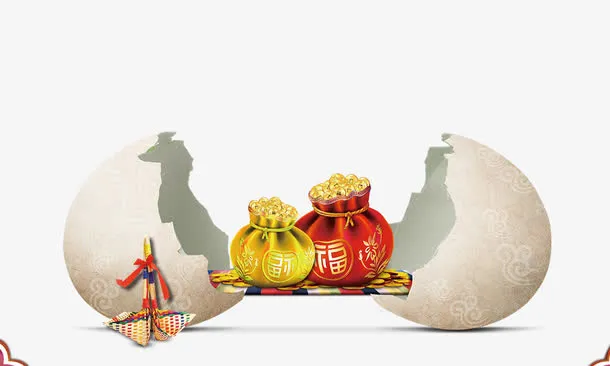 新年福袋免抠