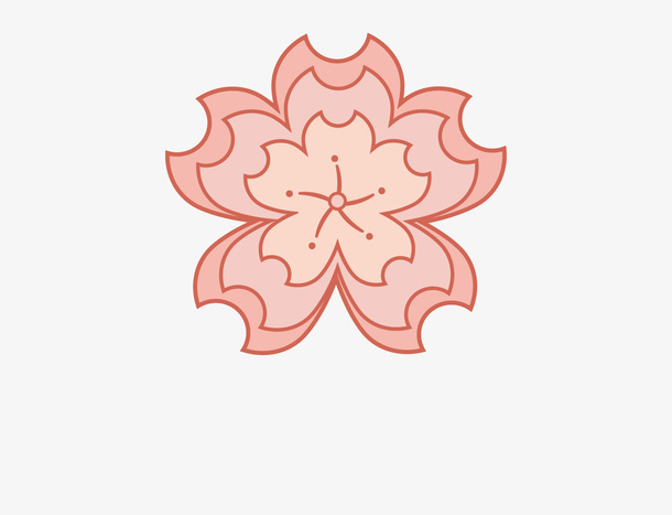粉色樱花png免抠