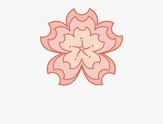 粉色樱花png免抠