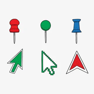 矢量鼠标箭头免抠