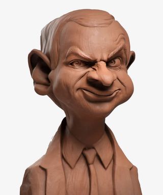 泥塑憨豆先生免抠