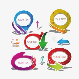 箭头和对话框免抠