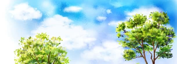 梦幻手绘卡通背景
