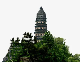 苏州塔图片免抠