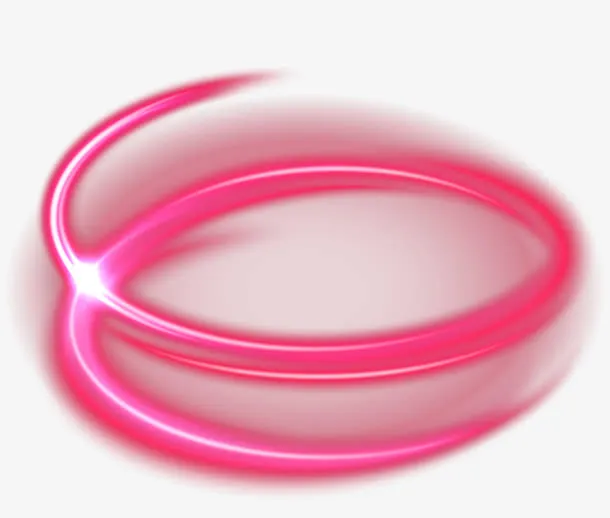 装饰红色光效素材免抠