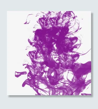 流动紫烟漂浮素材免抠