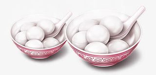 免扣背景PNG素材元宵汤圆素材