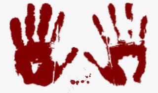 万圣节血手印免抠