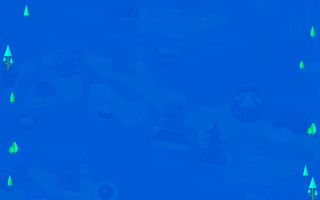 蓝色漫画底纹海报免抠