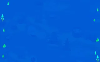 蓝色漫画底纹海报免抠