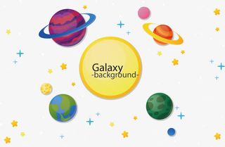 美丽的星空免抠