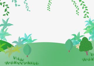 绿色清新草地春天海报背景