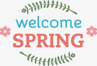 多彩美丽春季草藤标签免抠