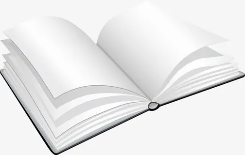 白色课本免抠
