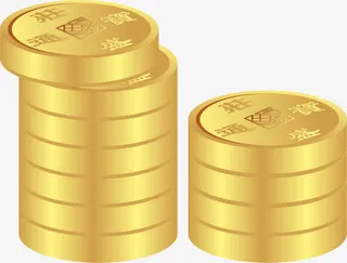 金币矢量图免抠
